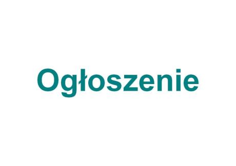 Ogłoszenie o naborze na staż